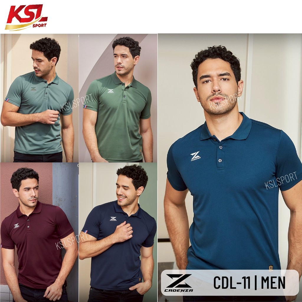 เสื้อโปโลชาย คอปก รุ่น CDL-11 ผ้าไมโครโพลีเอสเตอร์ 100% สวมใส่สบาย มีหลากหลายสีให้เลือก