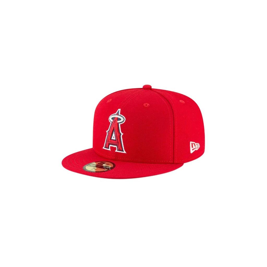 NEW ERA 59Fifty MLB On-Field Los Angeles Angels Game 2023 Model Scarlet Unused