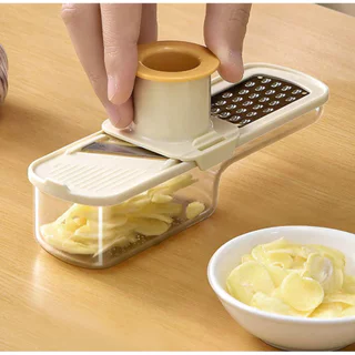 Omocha | Mini Garlic Slicer ที่หั่นกระเทียม เครื่องสไลด์กระเทียม ที่ซอยหอมแดง เครื่องครัว