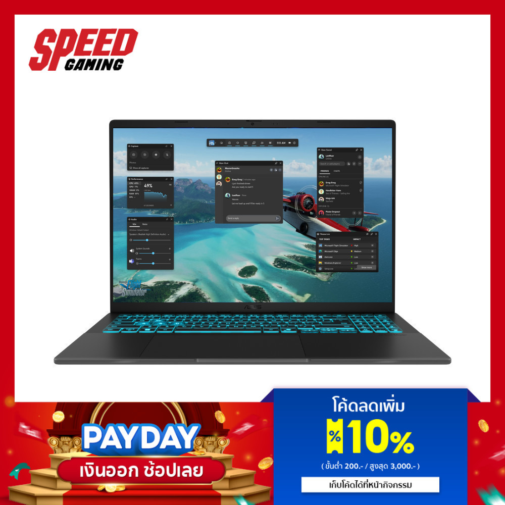 ASUS Vivobook V16 (V3607VM-RP524W) | RTX5060 Intel Core 5-210H Notebook (โน๊ตบุ๊ค) By Speed Gaming