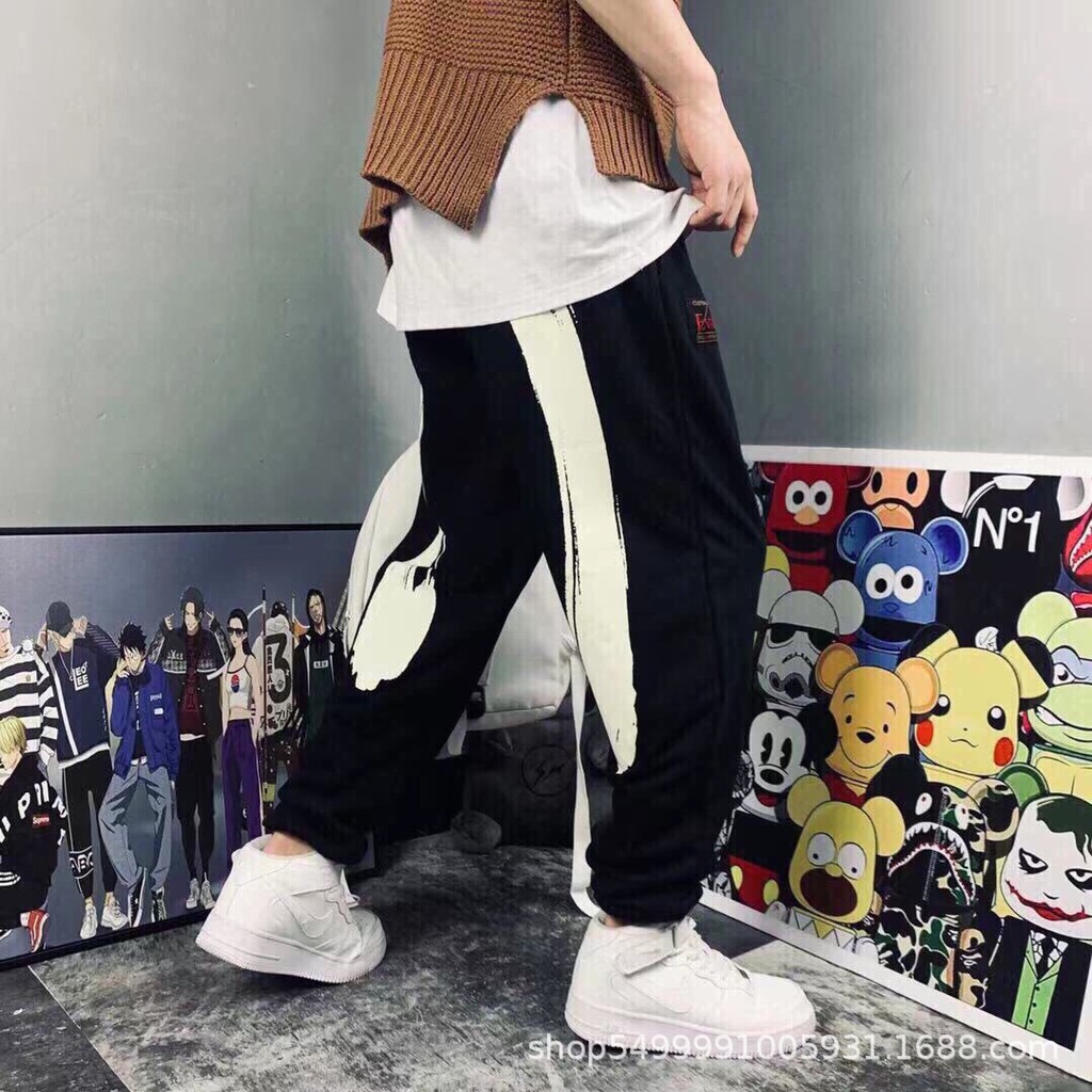 กางเกงกีฬาการ์ด EVISU ผู้ชาย