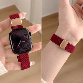 Slim Magnetic Nylon สําหรับ Xiaomi Redmi Watch 6 5 4 3 Active Smartwatch Band สายรัดข้อมือยืดหยุ่นสําหรับ Redmi Watch 5 Lite ผู้หญิงอุปกรณ์เสริม