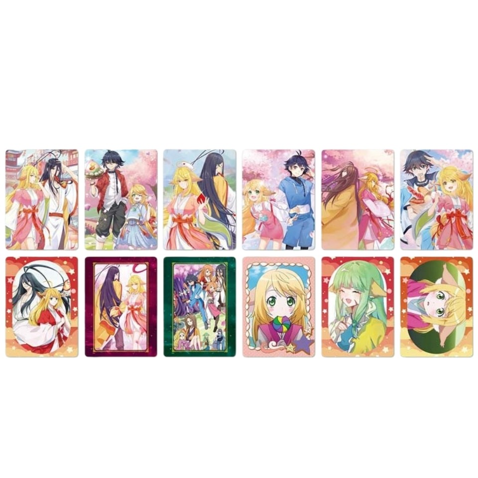 55 ชิ้น/กล่องมังงะ Manhwa Fox Spirit Matchmaker Holographic การ์ด Lomo SPY FAMILY เลเซอร์โฮโลแกรม Ph