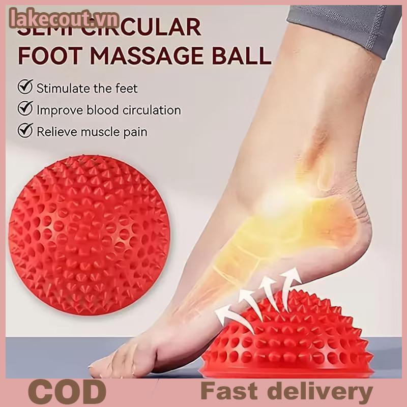 Lat Inflatable Half-Ball นวด Balance Training Ball Tactile Ball Fitness Ball Non-Slip Core Trainer ส