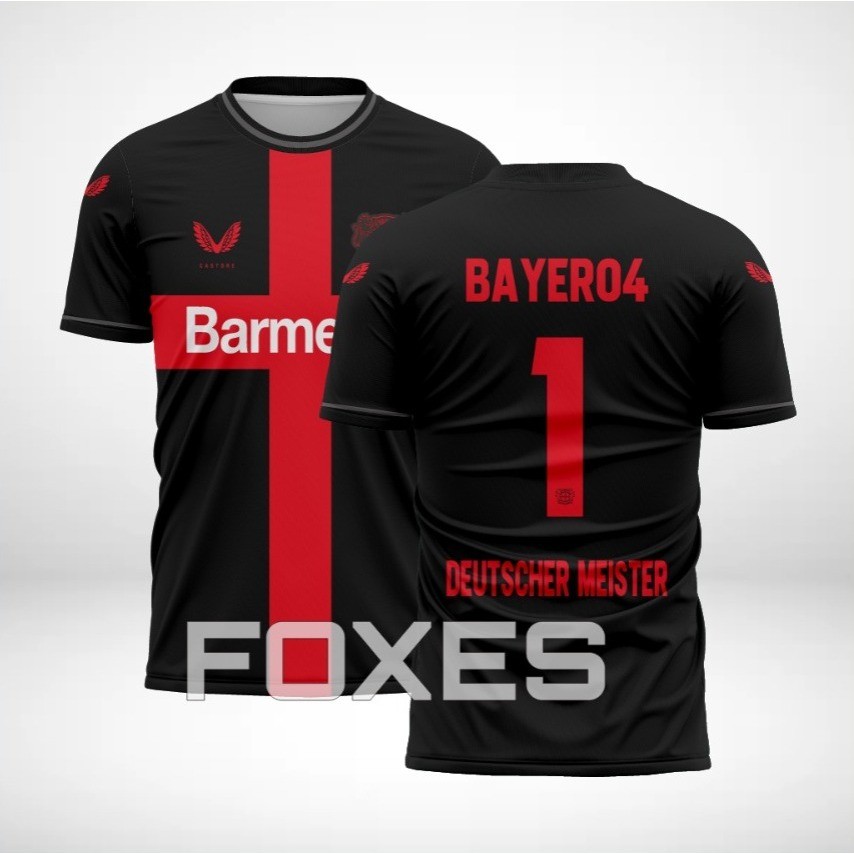 เสื้อทีม Bayer 04 Leverkusen ฤดูกาล 2023-2024 ด้วยเทคโนโลยี Dri-Fit