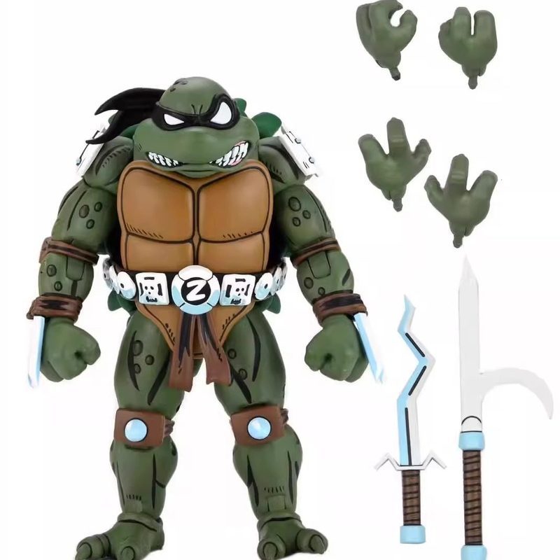 Gold Label NECA 23cm Action Figure Ninja Turtle Series Archie Comics Bad Turtle SLASH Deluxe Edition