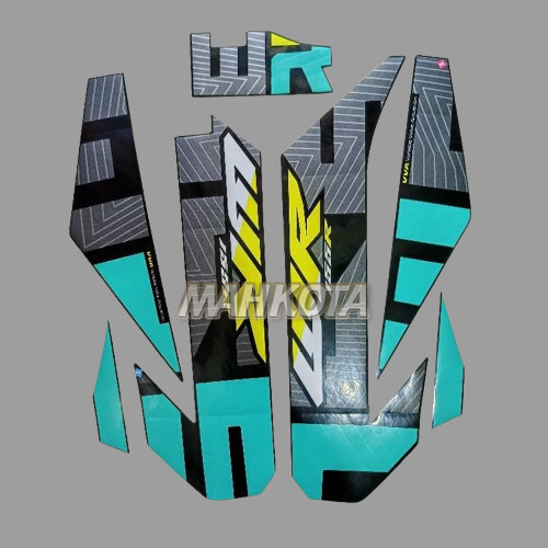 Striping Sticker Polet Motorcycle List Yamaha WR 155R 155 R 2022 2023 สติ๊กเกอร์ tosca สีดํา