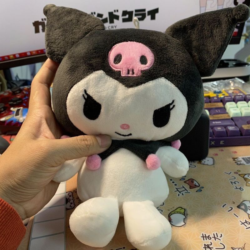 ญี่ปุ่นของแท้ Sanrio kuromi kuromi ตุ๊กตาผ้าฝ้าย ตุ๊กตา ตุ๊กตา W