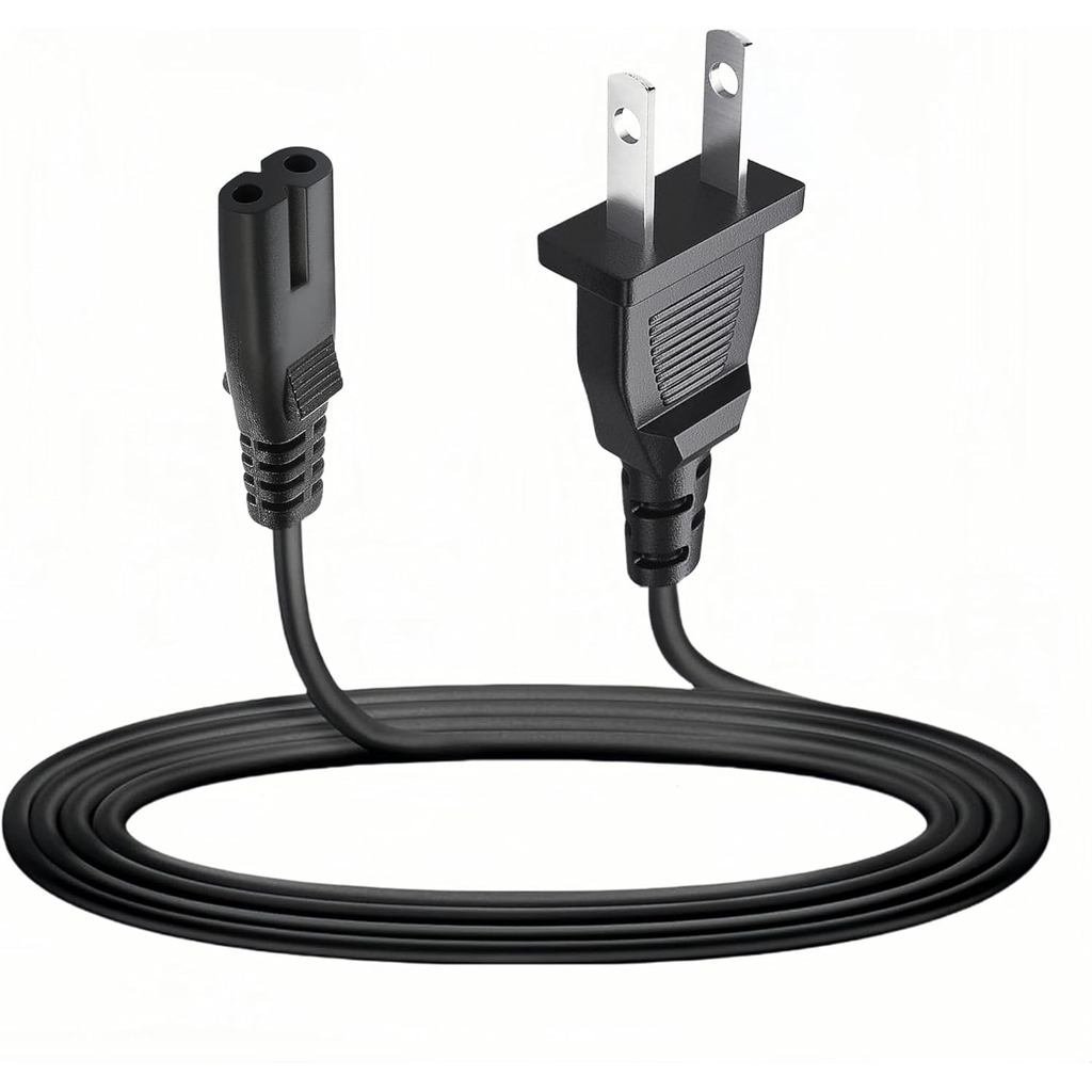 TV Power Cord 6.6ft Cable Compatible with for TCL Roku Smart LED LCD HD TV 24" 32" 40" 42" 43" 48" 5