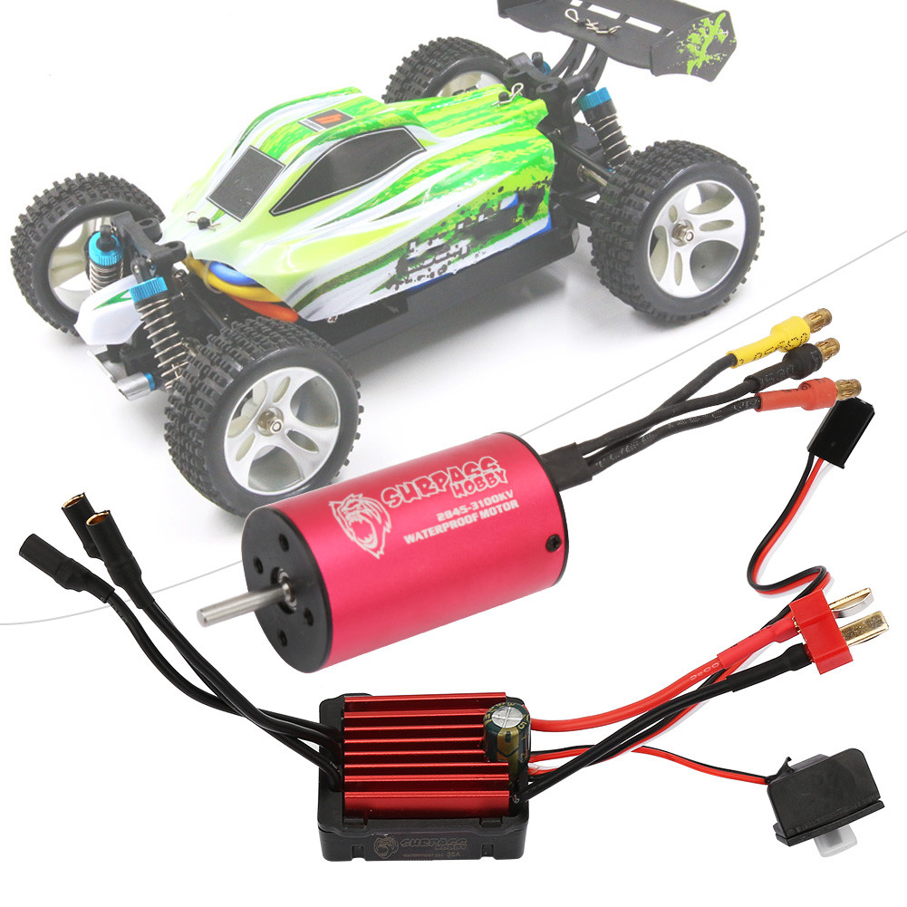 Wowowi SURPASS 3100KV 2845Motor & KS35A กันน้ํา Brushless ESC Combo ชุดสําหรับ RC รุ่นรถ