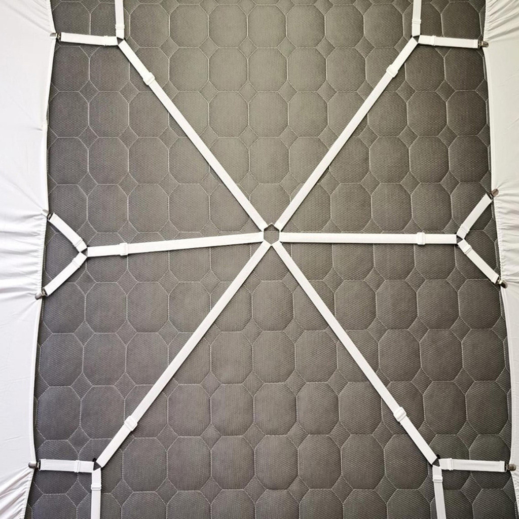 Crisscross ผ้าปูที่นอน Fasteners Keep Sheets ผ้าปูที่นอนแน่นและแน่น Gripper เหมาะสําหรับมุมและที่นอน