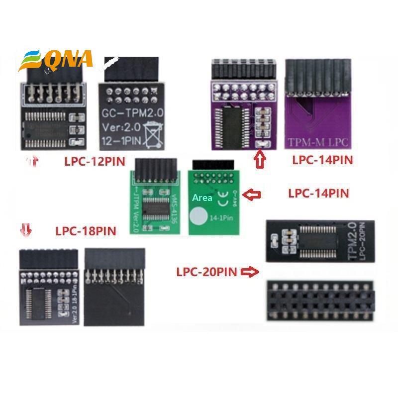 [QNA] TPM Security Module TPM Remote Card Coding Security Module รองรับ 12 14 18 20 Pins เข้ากันได้ก
