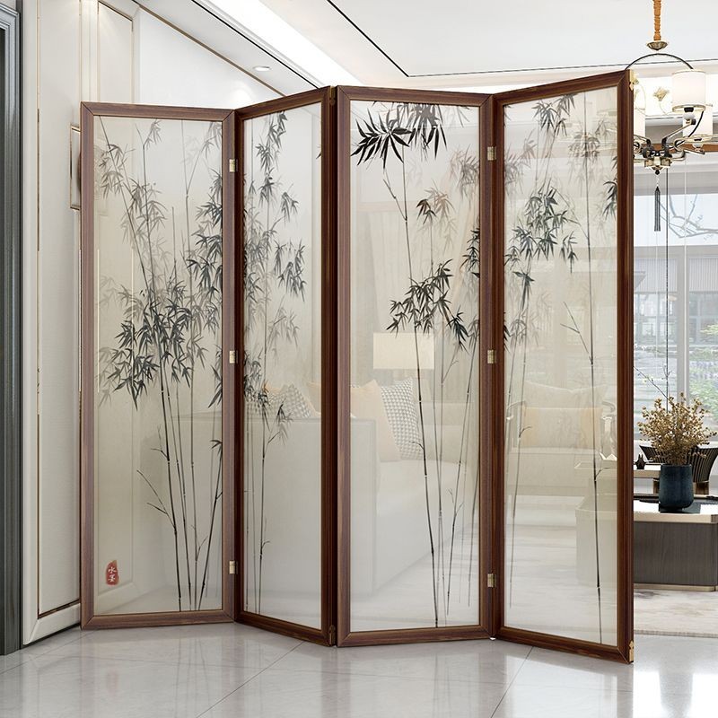 Luxury screen partition living room folding decorative partition divider room mobile office porch pa