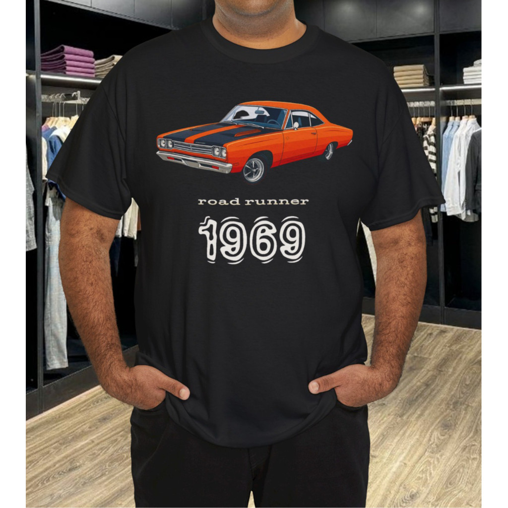 2026 Mopar 1969 Plymouth Road Runner เสื้อยืดดอกไม้