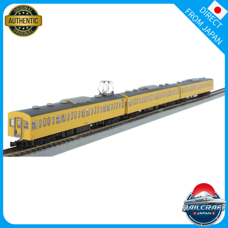 Rokuhan Z Gauge T022-4 National Railways 103 Series Canary Sobu Line Type 3-Car Expansion Set