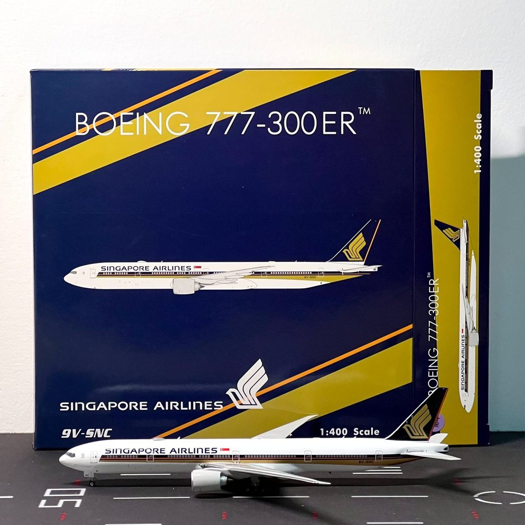 Phoenix 1: 400 เครื่องบินรุ่น Singapore Airlines Boeing 777-300ER 9V-SNC ยี่ห้อใหม่จัดส่งฟรี