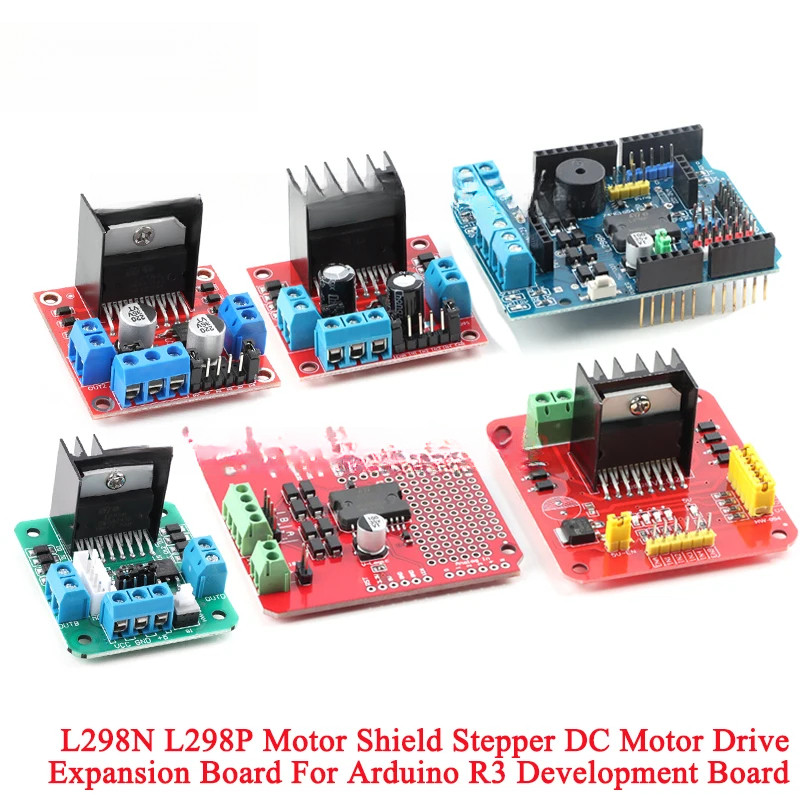 L298P L298 มอเตอร์โล่ Stepper DC มอเตอร์บอร์ดขยายโมดูล 2A Dual Full Bridge H-Bridge 2 Way สําหรับ Ar