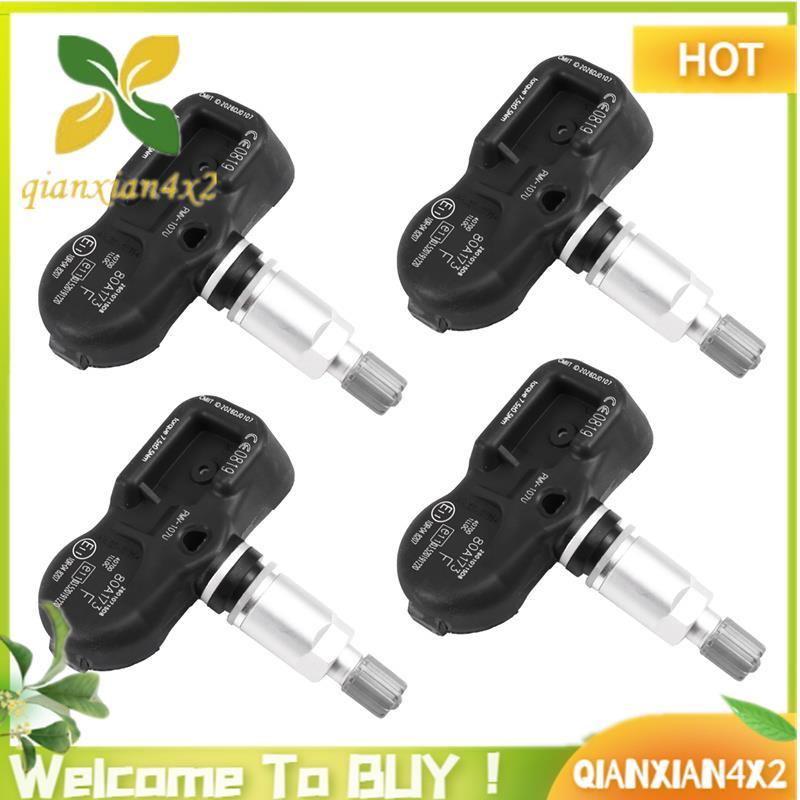 TPMS ความดันยาง Monitor Sensor 4PCS 40700-1LL0C สําหรับ M35H M30D MICRA 433MHZ PMV-107U รถอุปกรณ์เสร