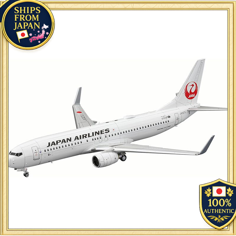 Hasegawa 1/200 Japan Airlines Boeing 737-800 Tsuru Logo Plastic Model 45