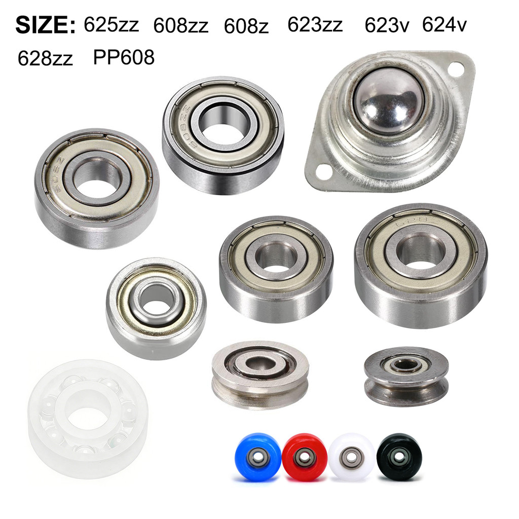 608zz, 623zz Mini Ball Bearings: 1-5pcs Assortment for Finger Skateboard Wheels & DIY Projects