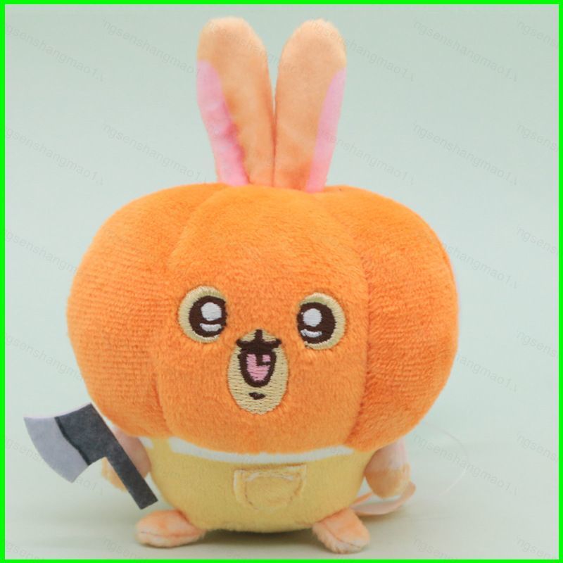 PS1 น่ารัก Chikawa Usagi ตุ๊กตาตุ๊กตา sHalloween ของขวัญสําหรับเด็กกระเป๋าเป้สะพายหลังจี้หัวฟักทอง U