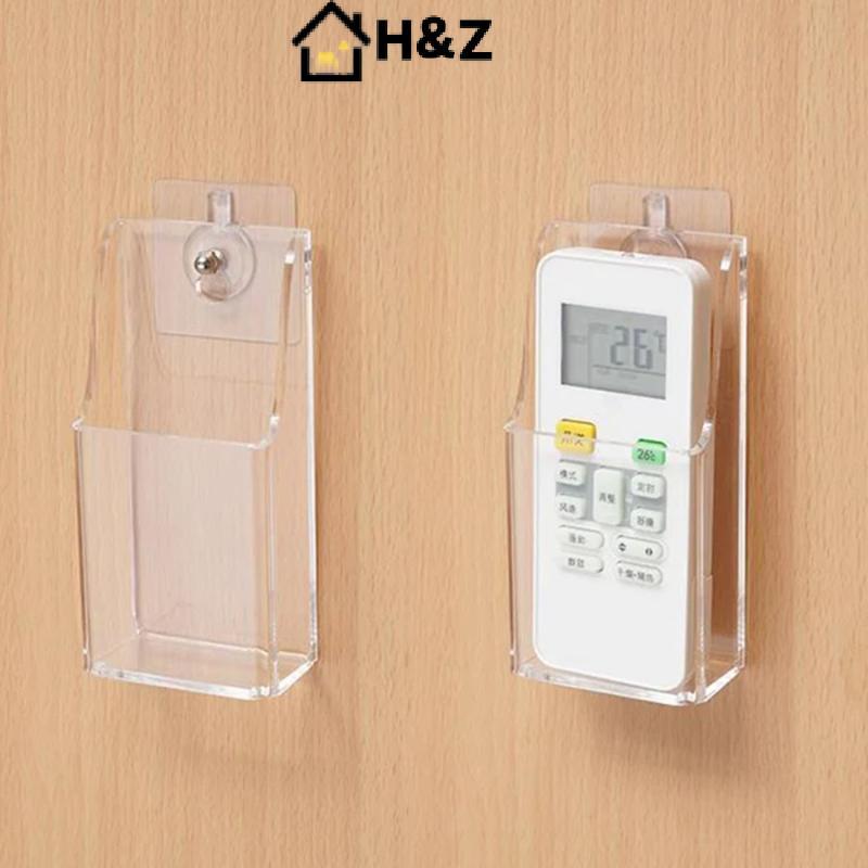 H&Z ที่วางรีโมทคอนโทรลอะคริลิคติดผนังกล่องเก็บควบคุมเครื่องปรับอากาศ Remote Organizer Nice