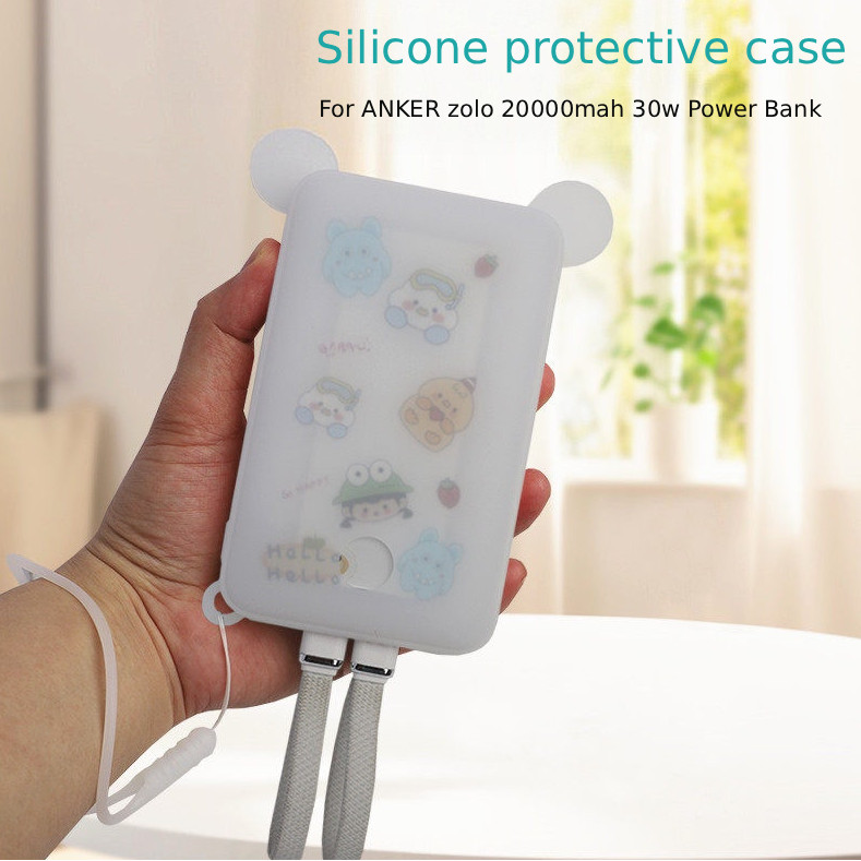 เคสซิลิโคนต้นฉบับสําหรับ Powerbank สําหรับ ANKER zolo 20000mah 30w Power Bank