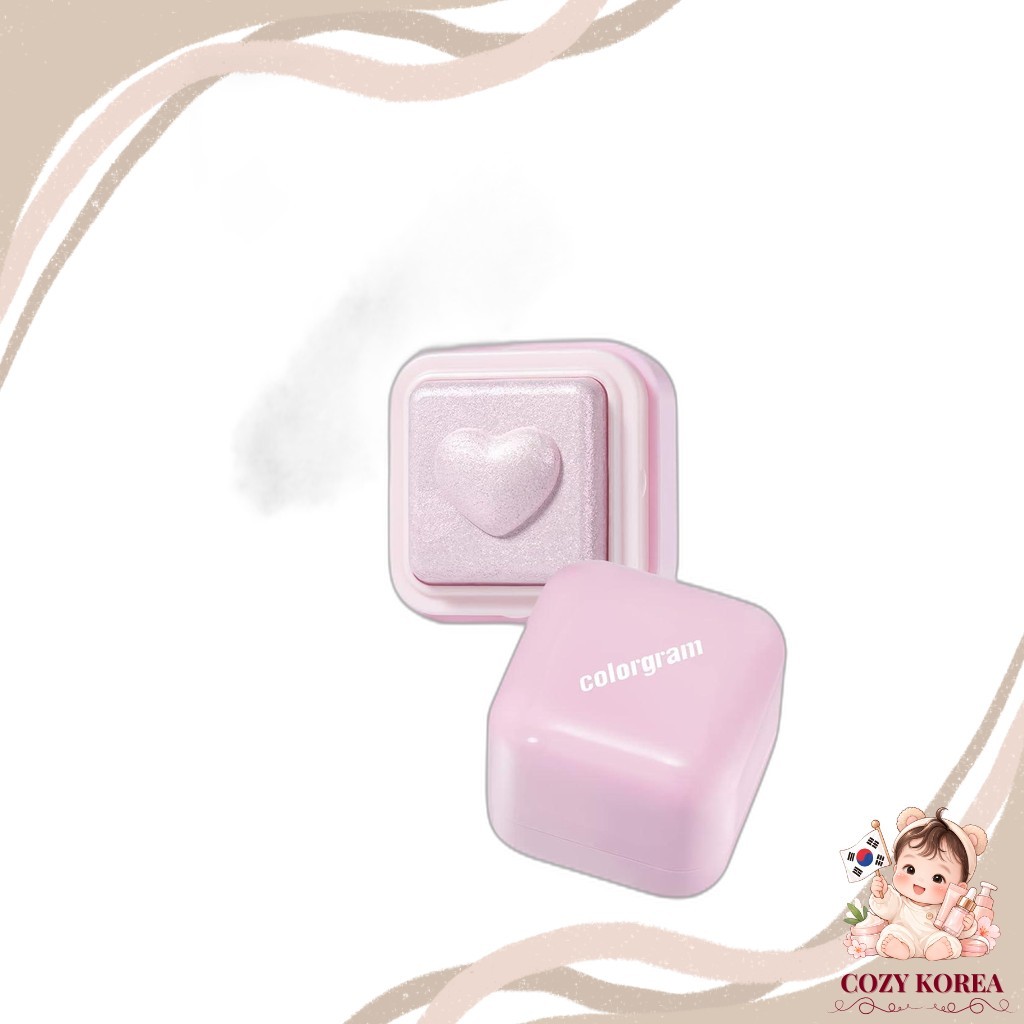 [Colorgram] Milk Bling Heartlighter 02 Pink Heart / Korean Highlighter / Radiant Glow / ของแท้ 100% 