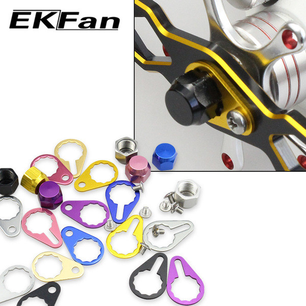แขนแต่งรอกหยดน้ำ แขนแต่งรอก EKFan Lure อุปกรณ์เสริมพวงมาลัยปรับได้สำหรับสายตกปลา พร้อมระบบวัดระยะทาง