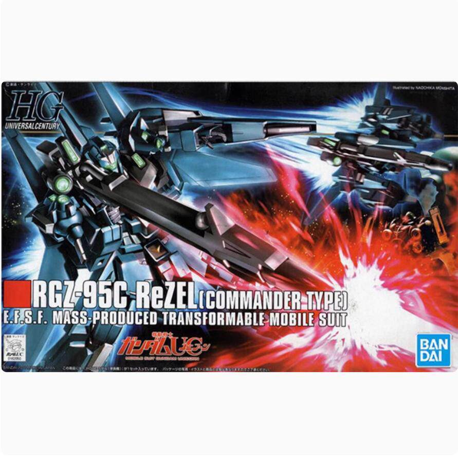 GUNDAM HG HGUC 1/144 108 ReZEL RGZ-95C กัปตัน Richell อะนิเมะ Merchandise ของสะสมชุดของขวัญ