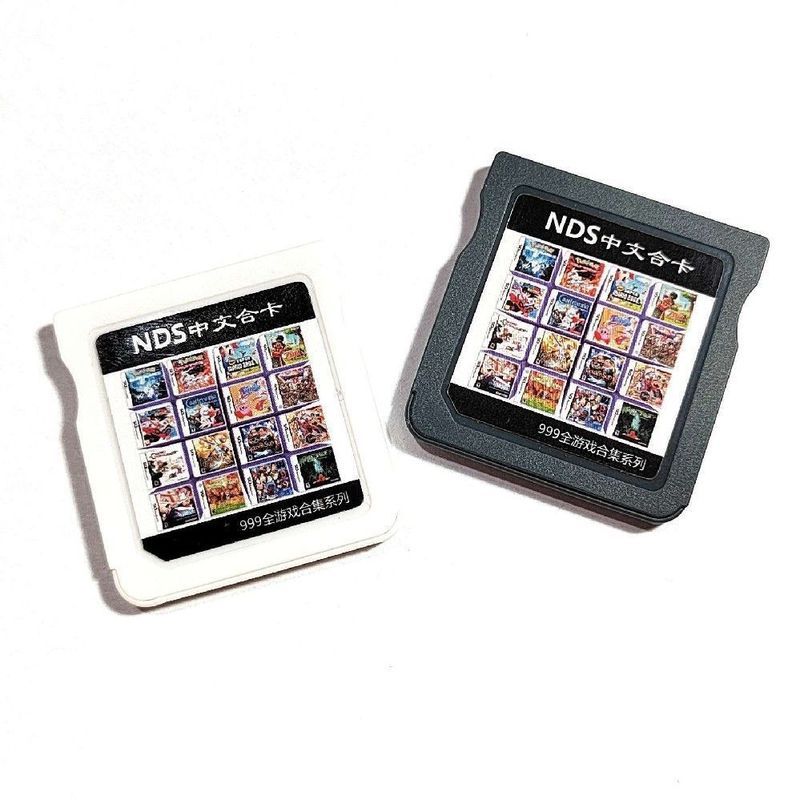 ข้อเสนอพิเศษ การ์ดเกม NDS จีน 999 in 1 Collectors Edition NDS/2DS/3DS การ์ดเกมสากล NDSiLLl