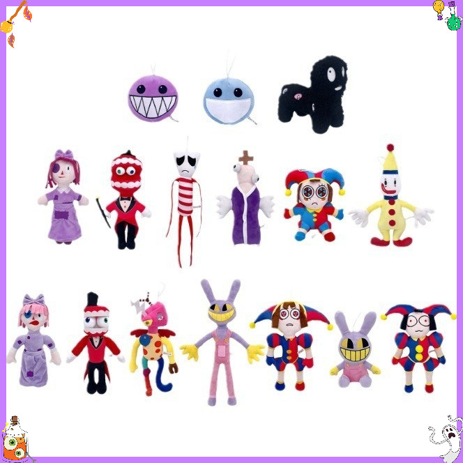 The Amazing Digital Circus Plush ของเล่นเด็กเด็กผู้หญิง Gummigoo Plushy Gumigoo Digital Circus,Gangl