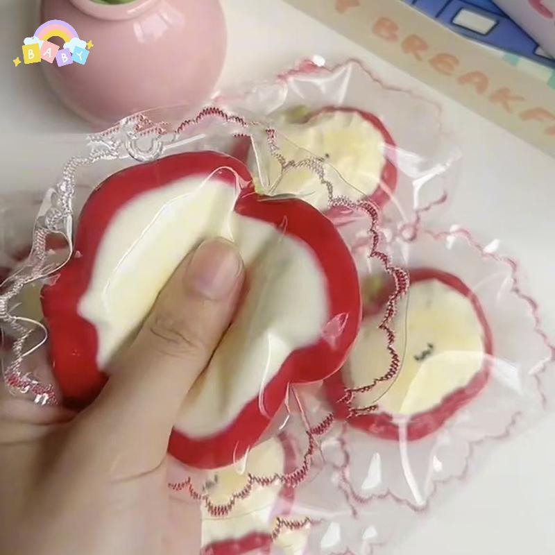 [BB-t] สตรอเบอร์รี่สีแดงทาร์ตไข่สตรอเบอร์รี่ครีมบาร์ Squishy ของเล่นบรรเทาความเครียดของเล่นประสาทสัมผัสสําหรับเด็กผู้ใหญ่ความวิตกกังวลผ่อนคลายใหม่