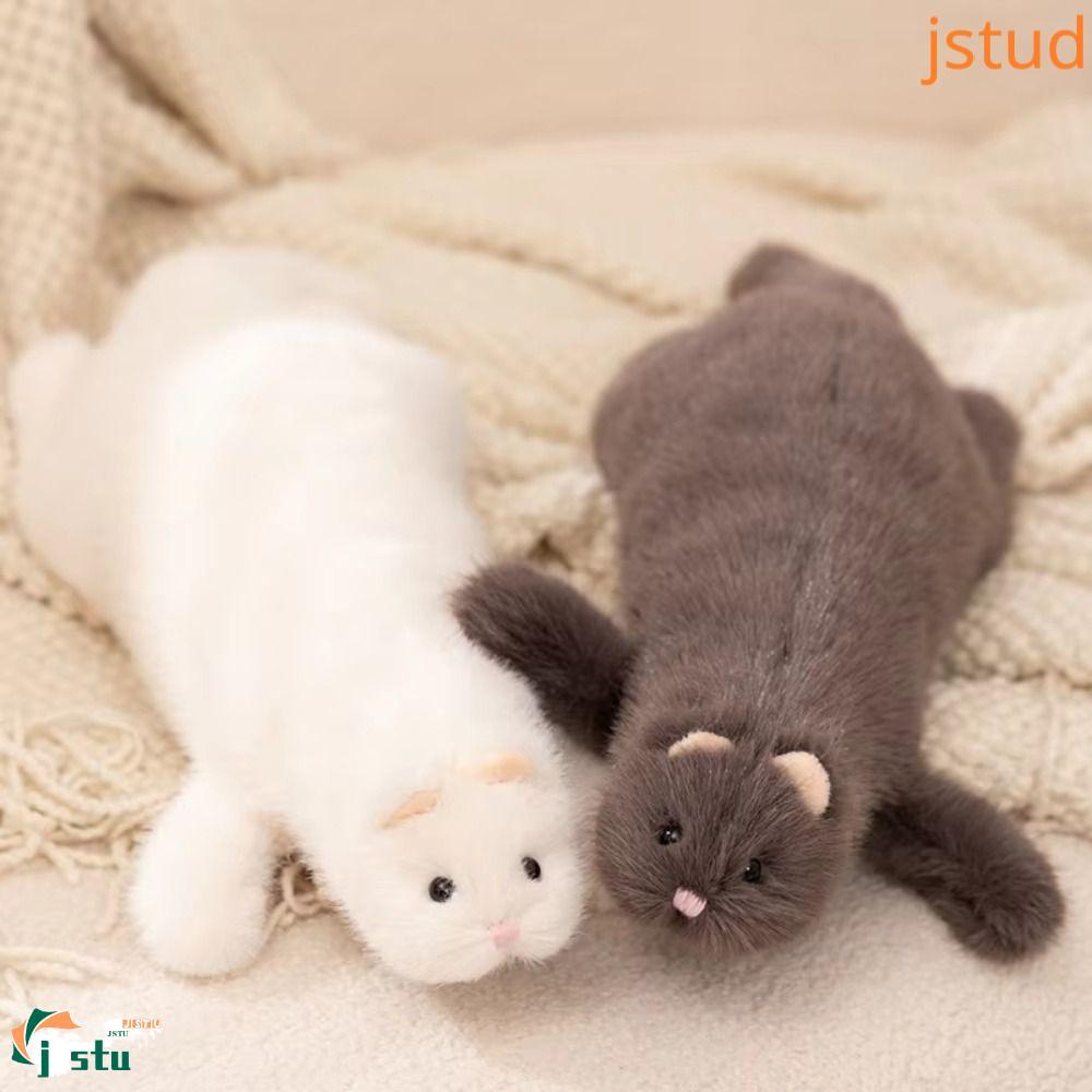 EDGAR ตุ๊กตา Ferret ตุ๊กตาของเล่น,นุ่มปุยสมจริงออกแบบ Ferret ของเล่นตุ๊กตา,น่ารักตุ๊กตา Huggable ตุ๊