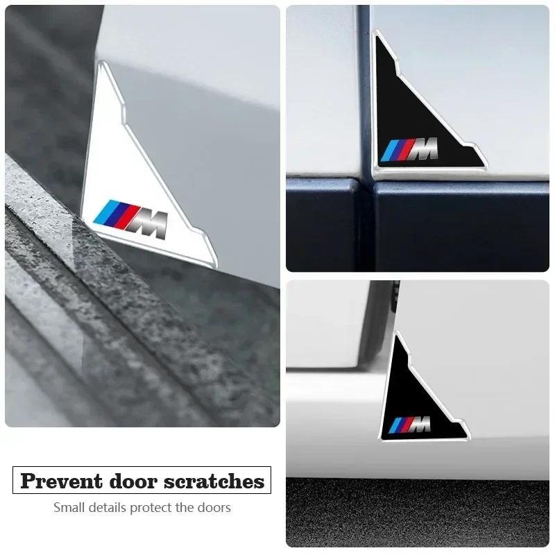 -4 ชิ้นประตูรถ Anti-Scratch ป้องกันสติกเกอร์อุปกรณ์เสริมสําหรับ BMW M3 M4 M5 G42 G30 G20 E39 E36 E87