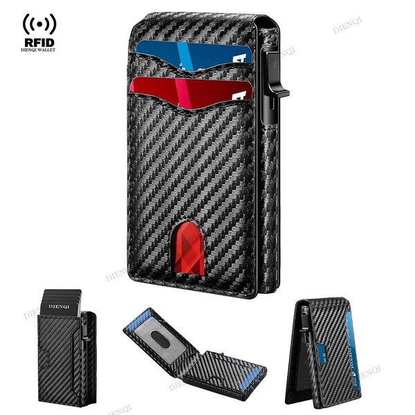 true money wallet wallet RFID Card Holder Multi-Card Slot Mens Multifunctional Magnetic Wallet Card 