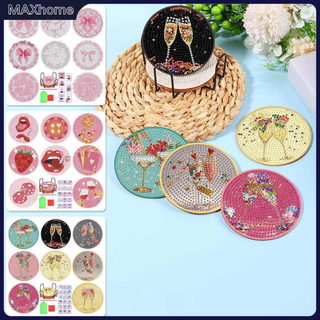 DIY Diamond Art ถ้วย Pad อุปกรณ์ Diamond Art ถ้วยชุดผู้ถือ Clay สําหรับผู้ใหญ่ SHOPTKC3038