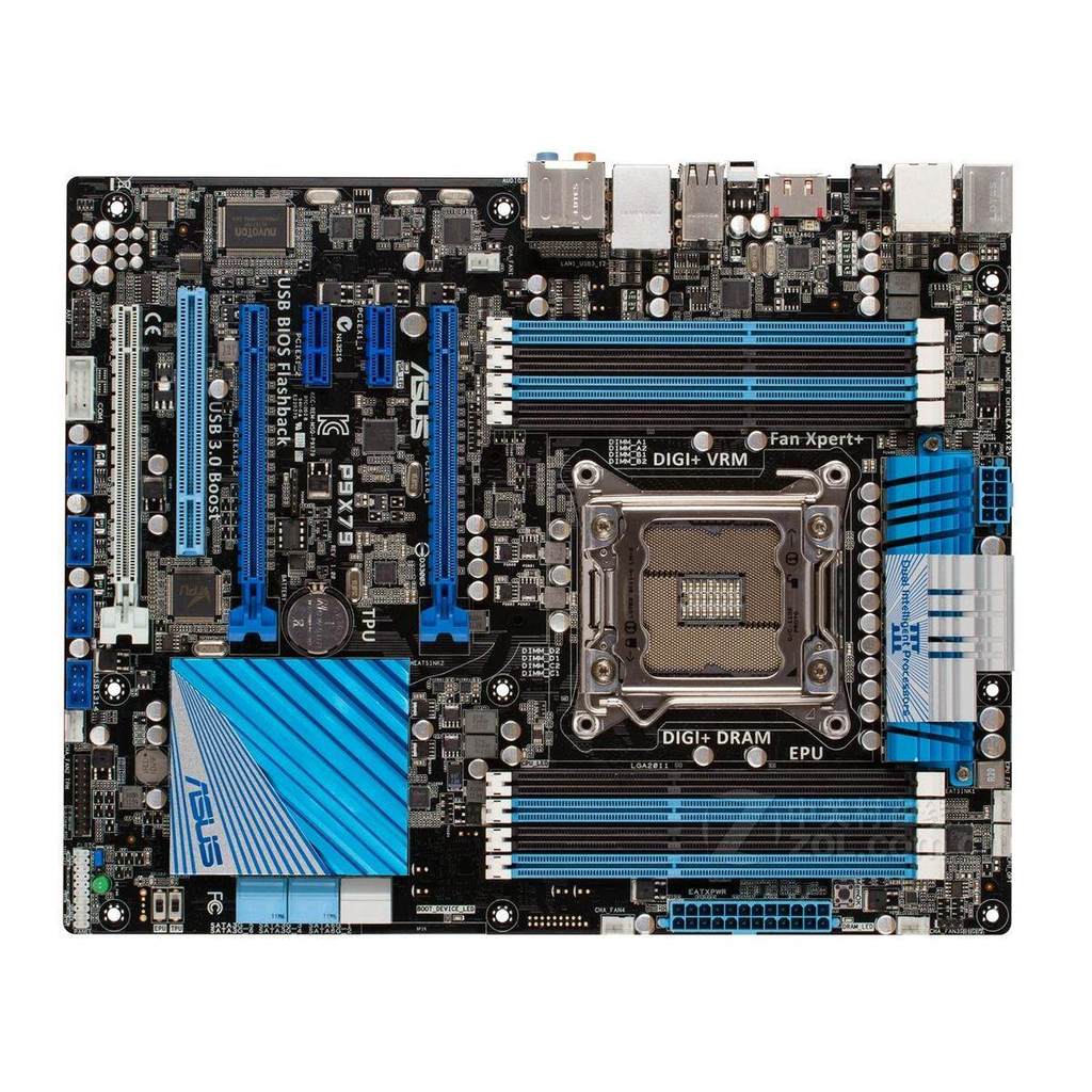 Asus/Asus P9X79 2011-Pin X79 เมนบอร์ด E5-2680 3960X โอเวอร์คล็อกกราฟิกการ์ดการส่งผ่าน