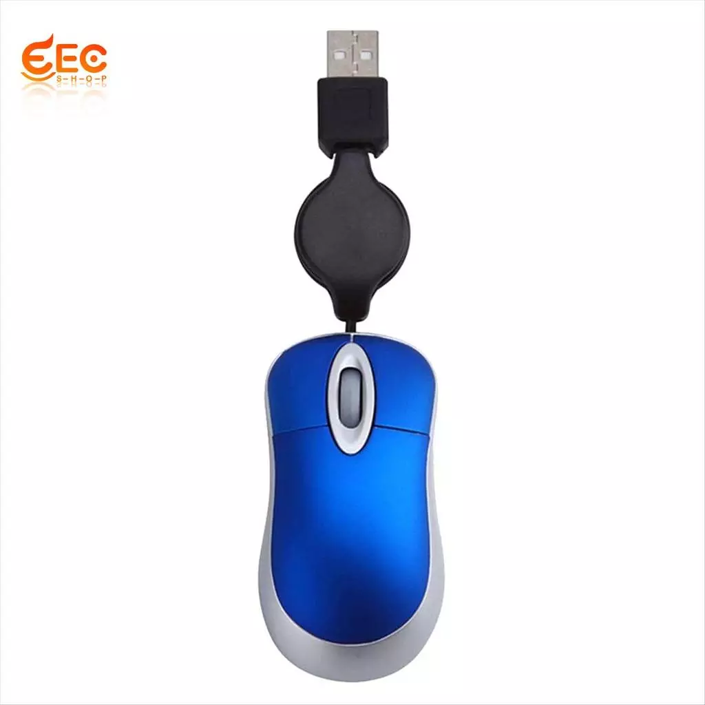 เมาส์แบบมีสาย ยืดหดได้ USB สำหรับคอมพิวเตอร์และแล็ปท็อป 3 ชิ้น thumbnail 6