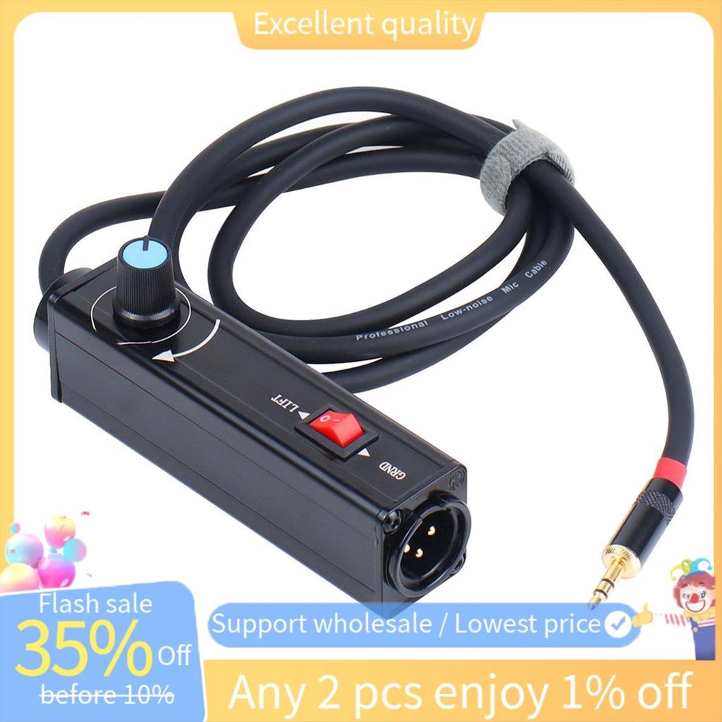 สเตอริโอ Ground Loop Isolator 3.5 มม.ถึง XLR Audio Isolator เสียงเสียงรบกวน Isolator Noise Suppresso