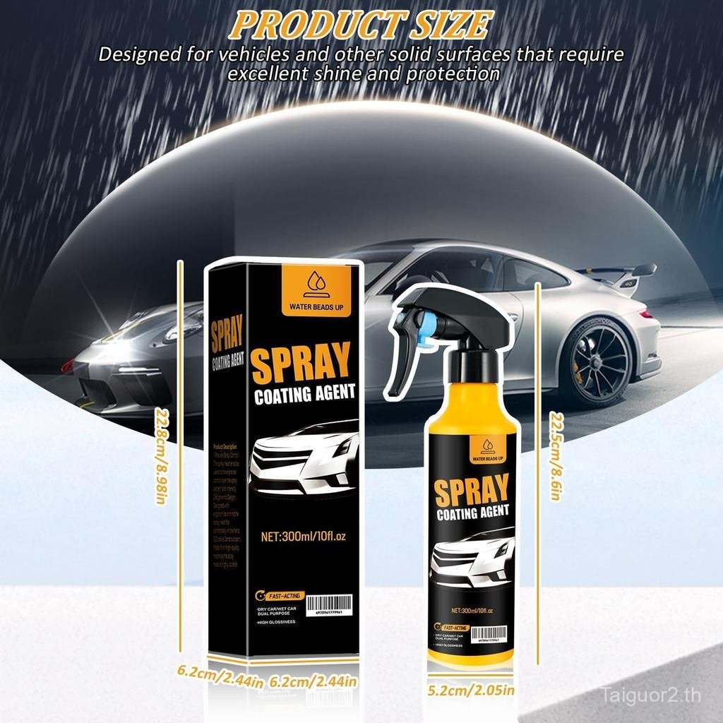Nano Car Coating Spray Kit, Nano Hydrophobic Ceramic Coating, Auto Paint Protection, Ceramic Coating