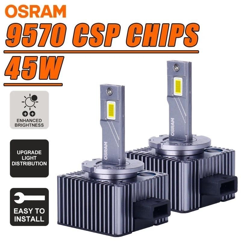 OSRAM 90W D1S D3S LED ไฟหน้าหลอดไฟอัตโนมัติ CANbus 30pcs CSP D1S CANbus รถ D3S Light บนรถยนต์ 1:1 Xe