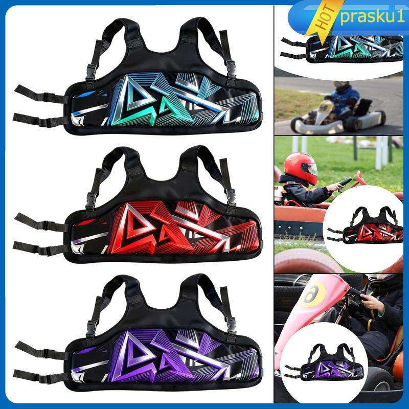 [Prasku1] Go Kart Rib Protector Karting Armor สายรัดปรับได้ Go Kart Vest Breathable