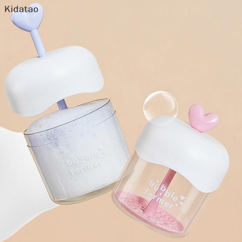 Kidatao แบบพกพา Face Cleanser อาบน้ําแชมพูเจลโฟม Maker Bubble Press Foamer อุปกรณ์ทําความสะอาดโฟมถ้วย Make Up Removal เครื่องมือใหม่