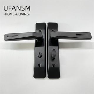 Khóa cửa tay cầm tắm UFASM, Khóa tay cầm phòng tắm dày bằng kim loại, Tay nắm cửa an ninh lưỡi đơn không cần chìa khóa Phần cứng gia dụng