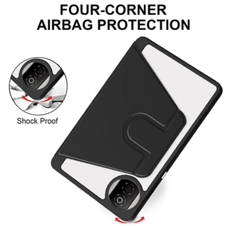 เคส สําหรับ Honor Pad X7 8.7 นิ้ว 2025 JMS-W09 JMS-L09 อะคริลิค 360° ขาตั้งหมุน 360 องศา พร้อมช่องใส่ปากกา เคสแท็บเล็ต