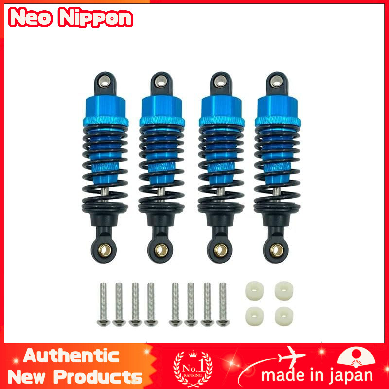 Tamiya 4-Piece Aluminum Alloy Shock Absorber Damper Set for TT-01 TT01 TT-02 TT02 1/10 RC Car Upgrad