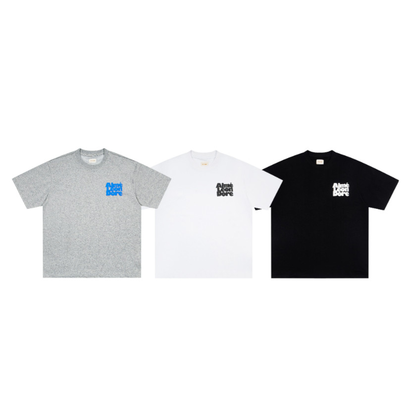 Ai888eon888ore เสื้อยืดแขนสั้นผ้าฝ้ายแท้ทรงหลวม Street