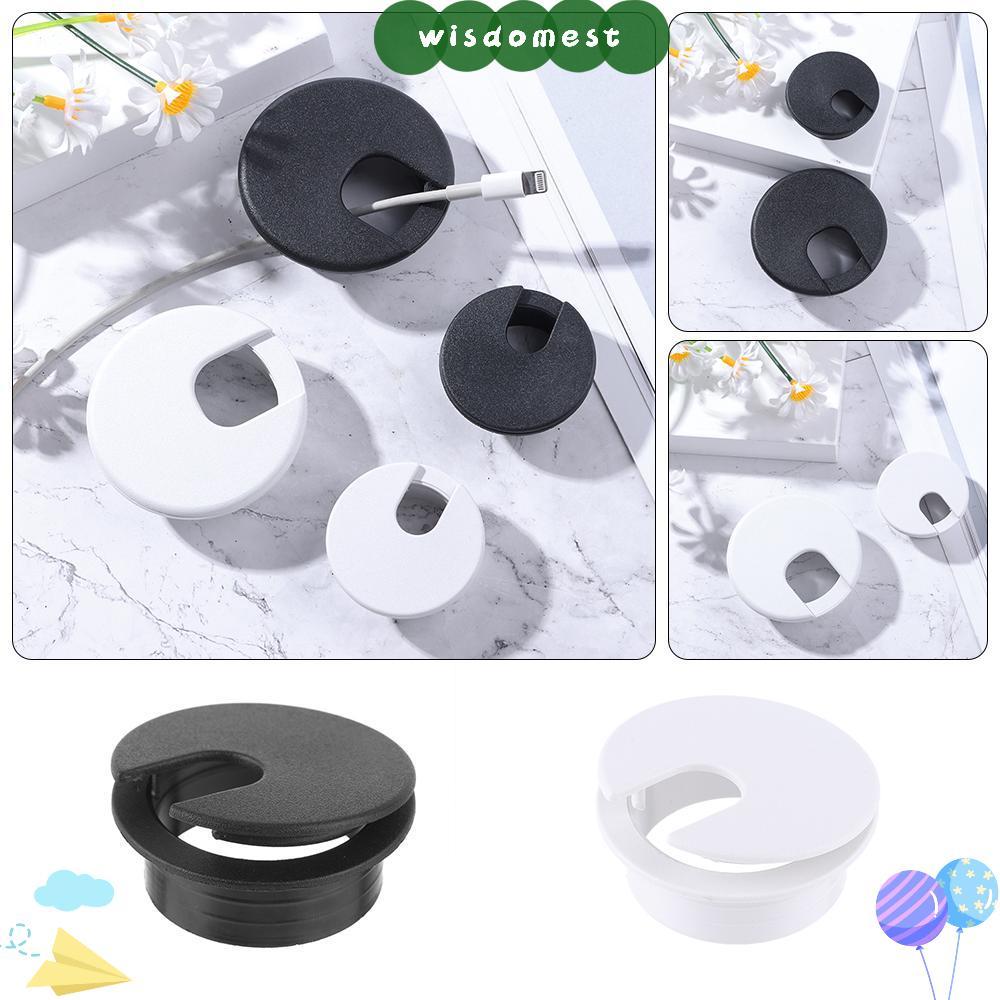 WISDOMEST 35/50 มม.คอมพิวเตอร์ Grommet Buckle Line Clamp ฮาร์ดแวร์ Tidy Line กล่อง