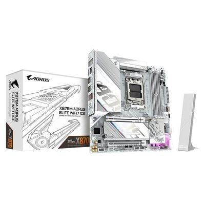 GIGABYTE X870M AORUS ELITE WIFI7 ICE (X870 AM5 MicroATX) motherBoard Japan Import Original